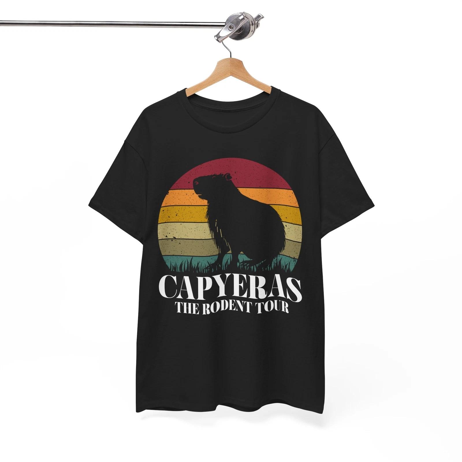 

Capybara The Rodents Capy Tour Meme Graphic Summer T-Shirt L