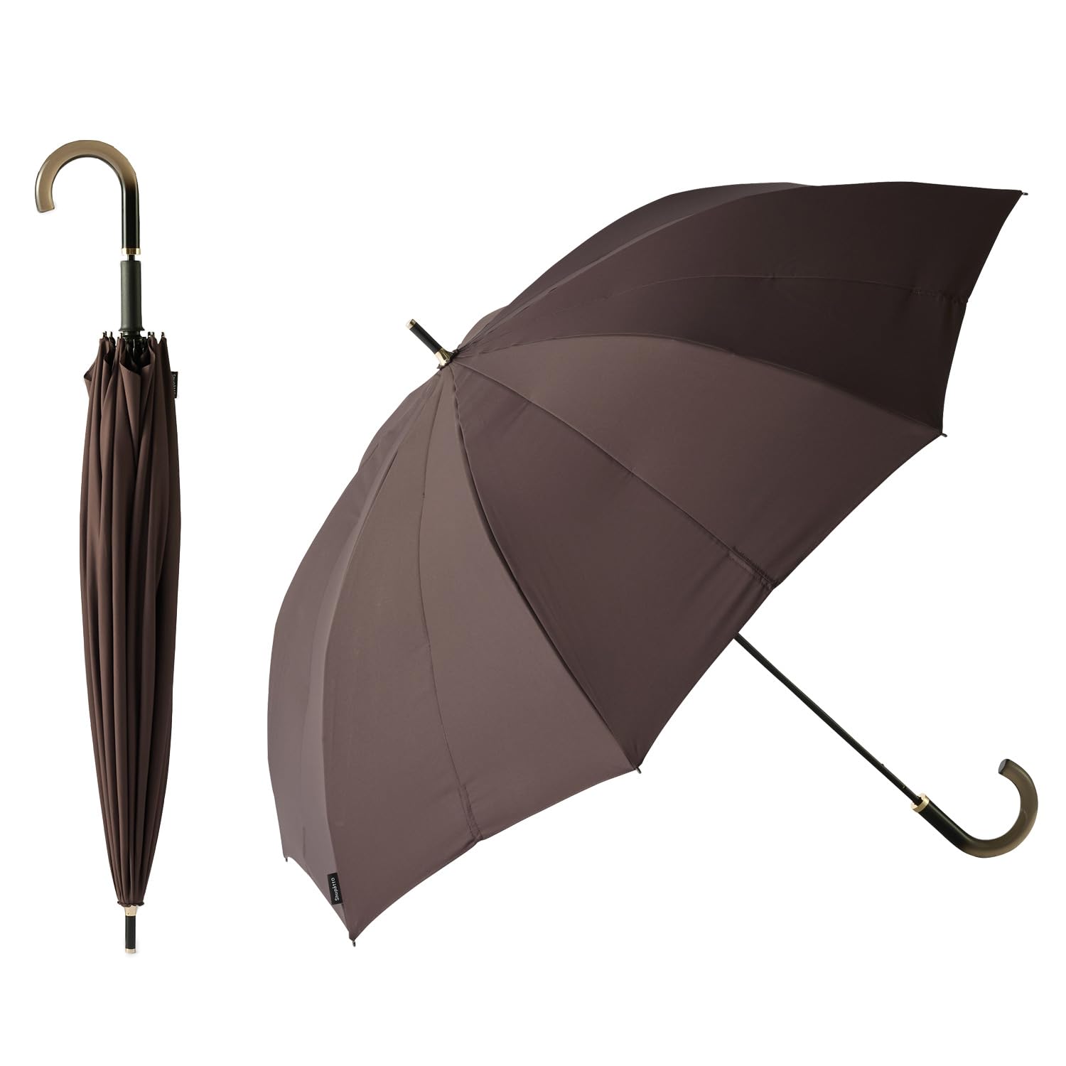 

Marna Shupatto and Long Suitable for Rain or 16 Roasted P615BR Umbrella, Women s Men s, Buttonless, Umbrella, Unisex, Shine, Water-Repellent, Ribs,