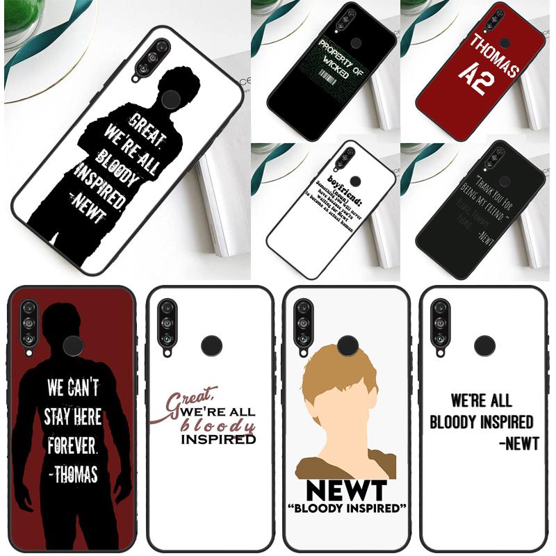 The Maze Runner Qoutes For Huawei Nova Y90 Y91 Y60 Y70 Y72 Y61 9 10 SE 12i 12s 11i 5T P60 Pro P20 P30 P40 Lite Case