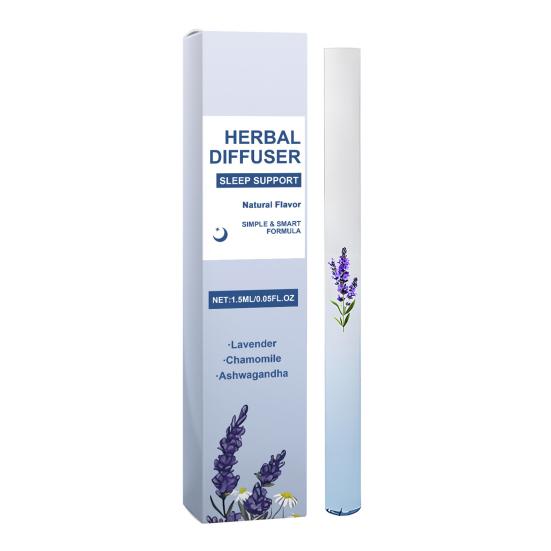 Yangyizhi Herbal Diffuser Pen, Natural Aromatherapy Inhaler Stick with Mullein Thyme, Flavored Air Freshener, Portable Botanical Scent Pen for