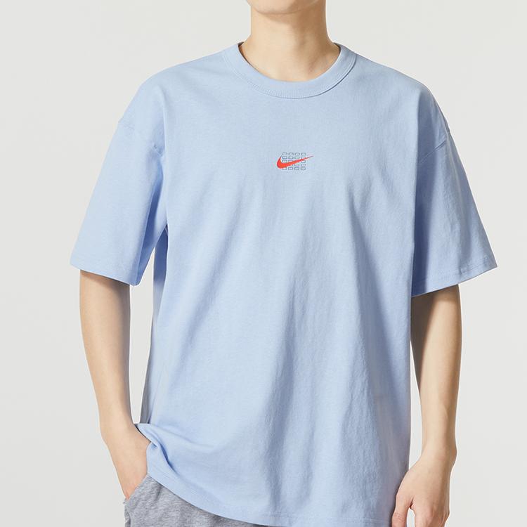 New Nike Sportswear SS23 T Shirt Unisex Blue Purple FJ7725-479