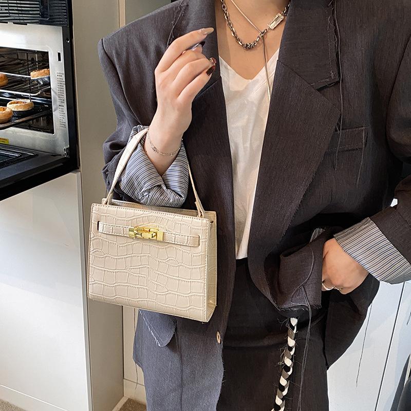 Damen neue Mode vielseitige Umhängetasche mit Steinmuster, hochwertige Damen vielseitige Messenger Bag