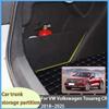 Para VW Volkswagen Touareg CR 2018~2025 Organizador de Mejora Partes de la Partición Lateral del Maletero Caja de Almacenamiento Interior del Maletero