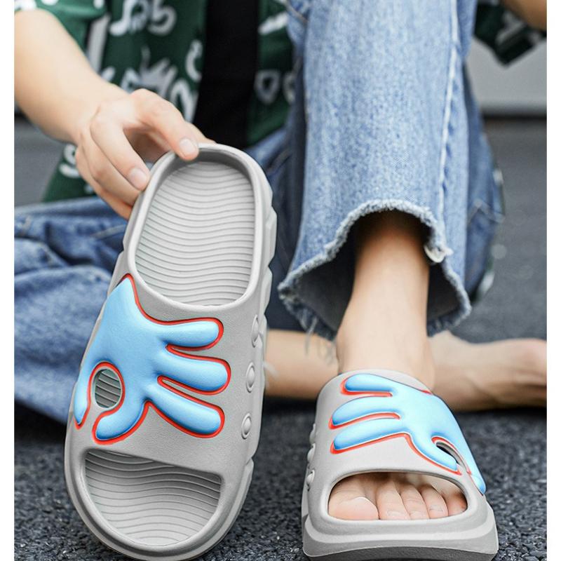 Fashion Men's and Women's Slippers New Men's Slippers Non-slip Men Flip Flops Couples Home Shoes Men Fashion Outdoor Beach Sandals