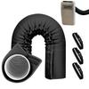 Air Conditioner Insulated Cover AC Insulated Hose Cover Wrap Portable Reusable Waterproof Sleeve Hoses Duct Vent Cover