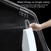 Pack of 2 Adjustable Removable Vehicle Trunk Hooks Easy Mounting for Hanging Grocery Bags and Clothes Practical Design