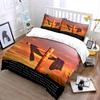Christian Cross Verse Bedding Set Bedding set (1 duvet cover, 2 pillowcases, duvet not included)