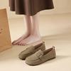 Women's Slip-On Shallow Mouth Single Shoes 2025 Autumn New Fairy Style Evening Niche Design Flat Loafers