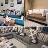 Stretch Spandex Sectional Sofa Cover Slipcovers for L-Shaped Couches Modern Living Room Protector Washable Removable Covers