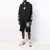 Off-White Thermo Double Sleeve Hoodie Black Men Tops OMBB051E19E300061088