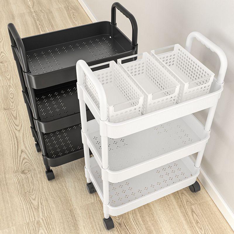 Compact Multi-Layer Trolley for Kitchen, Bedroom, or Bathroom Storage