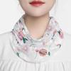 Summer Ice Silk Scarf Mask Neck Protector Fake Collar Printing Riding Protection Anti-ultraviolet Breathable Sunscreen