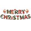 Cross-Border Christmas Garland Flag Banner for Party Decoration