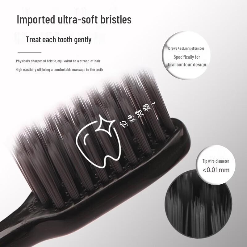 Dr. Tooth Charcoal Deep Clean Soft Toothbrush