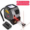 3-In-1 Laser Rangefinder  Tape Measure 60M/  40M/ Handheld Laser Meter Measuring Tool Cross Line Laser Level BUCKLE