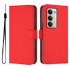For Xiaomi Redmi 15 5G Case Solid Color Wallet Leather Phone Cover with Strap