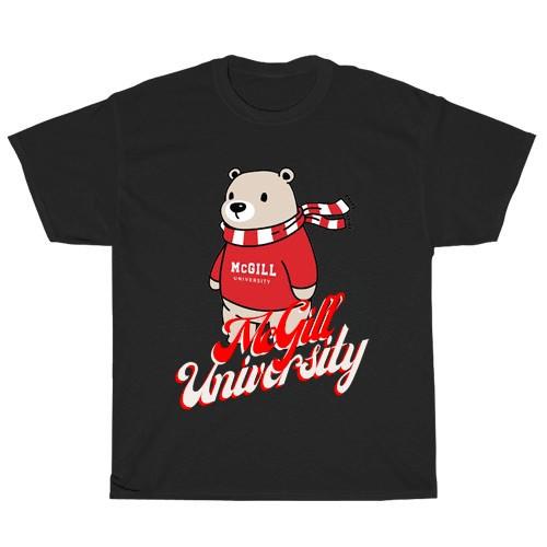 

McGill University Logo American Men#039;s TShirt Funny Size S to 5XL Unisex T-Shirt XXXL