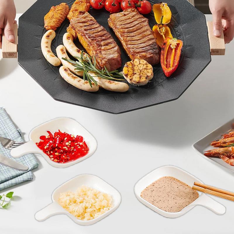 Dipping Sauce Bowls Small Dip Bowls With Storage Box Portable Soy Sauce Dish 6x Seasoning Sauce Tray For Side Dish Ketchup Soy