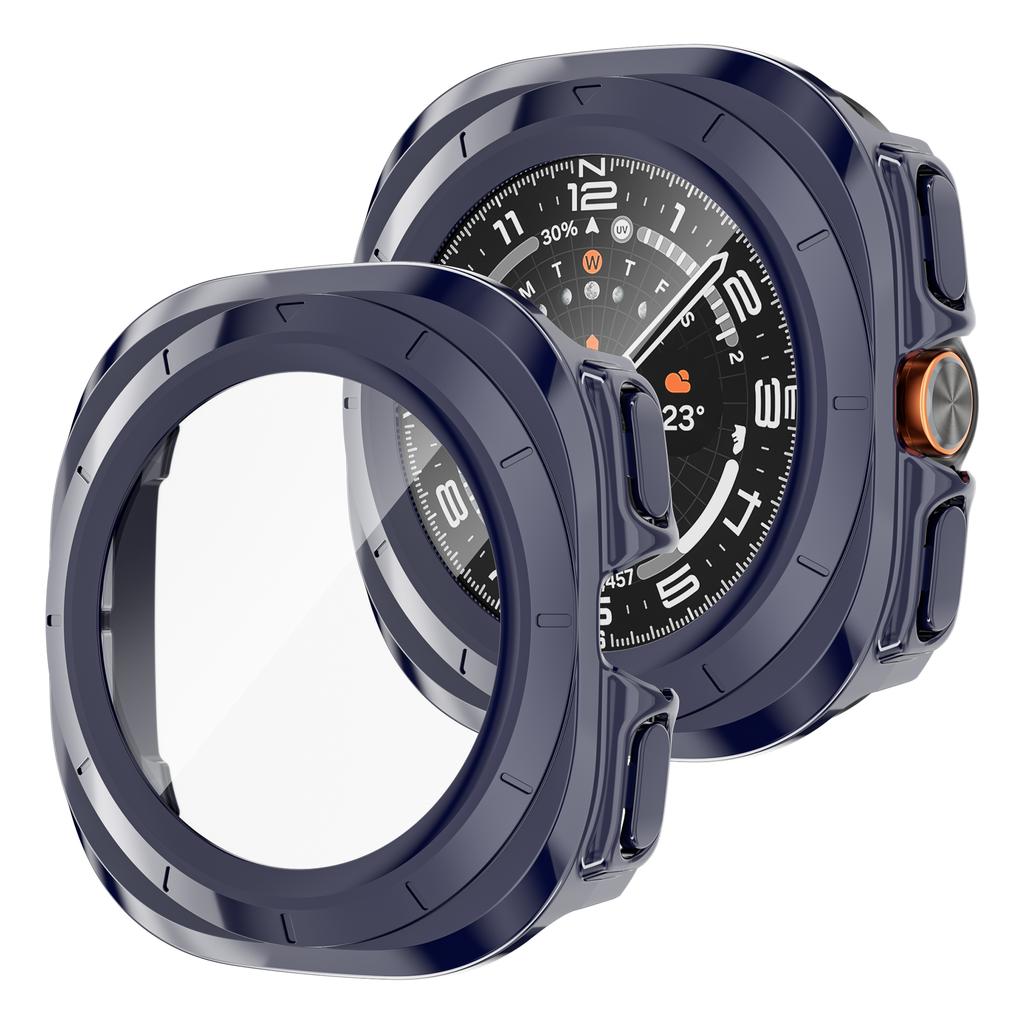 Etui do Samsung Galaxy Watch Ultra 47mm akcesoria Szkło hartowane ochrona ekranu Twardy zderzak PC Galaxy Watch 7 8 ultra Pokrowiec