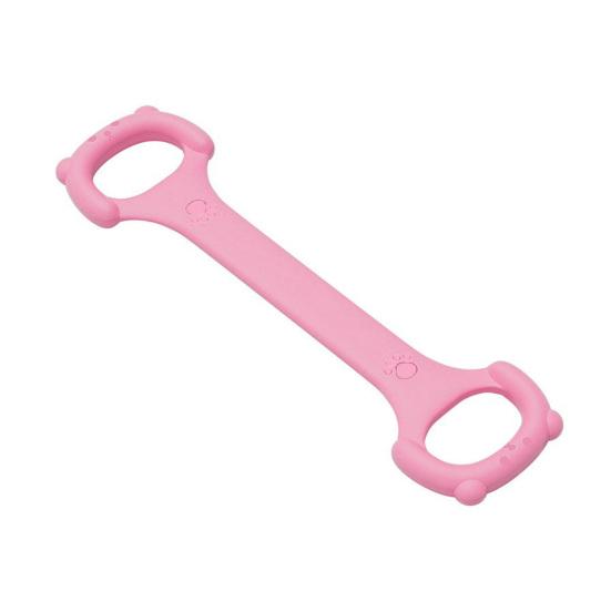 Abbildung 8 Fitness-Widerstandsband mit Anti-Rutsch-Griff Tragbares Männer-Frauen-Arm-Schulter-Stretch-Krafttrainingsübung Elastisches Gurt-Spannseil