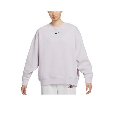 Sports Lifestyle Series Women's Warm Long-Sleeve Sweatshirt In Purple