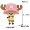 Giant Piece One Building Blocks Puzzle Toy Luffy Chopper Anime Abs Material