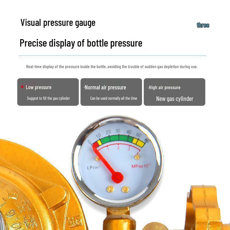 Explosion-Proof Gas Cylinder Pressure-Reducing Valve for Water Heaters