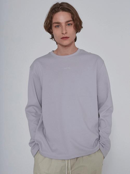 Moseu Side Vent T-Shirt_Blue Gray