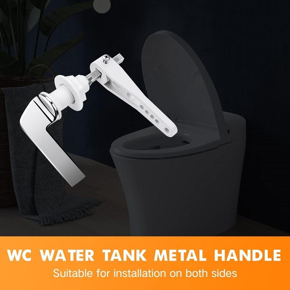 10,5 cm x 9,5 cm WC-Spülgriff 1 Stück Anhänge Chrom Metall langlebig