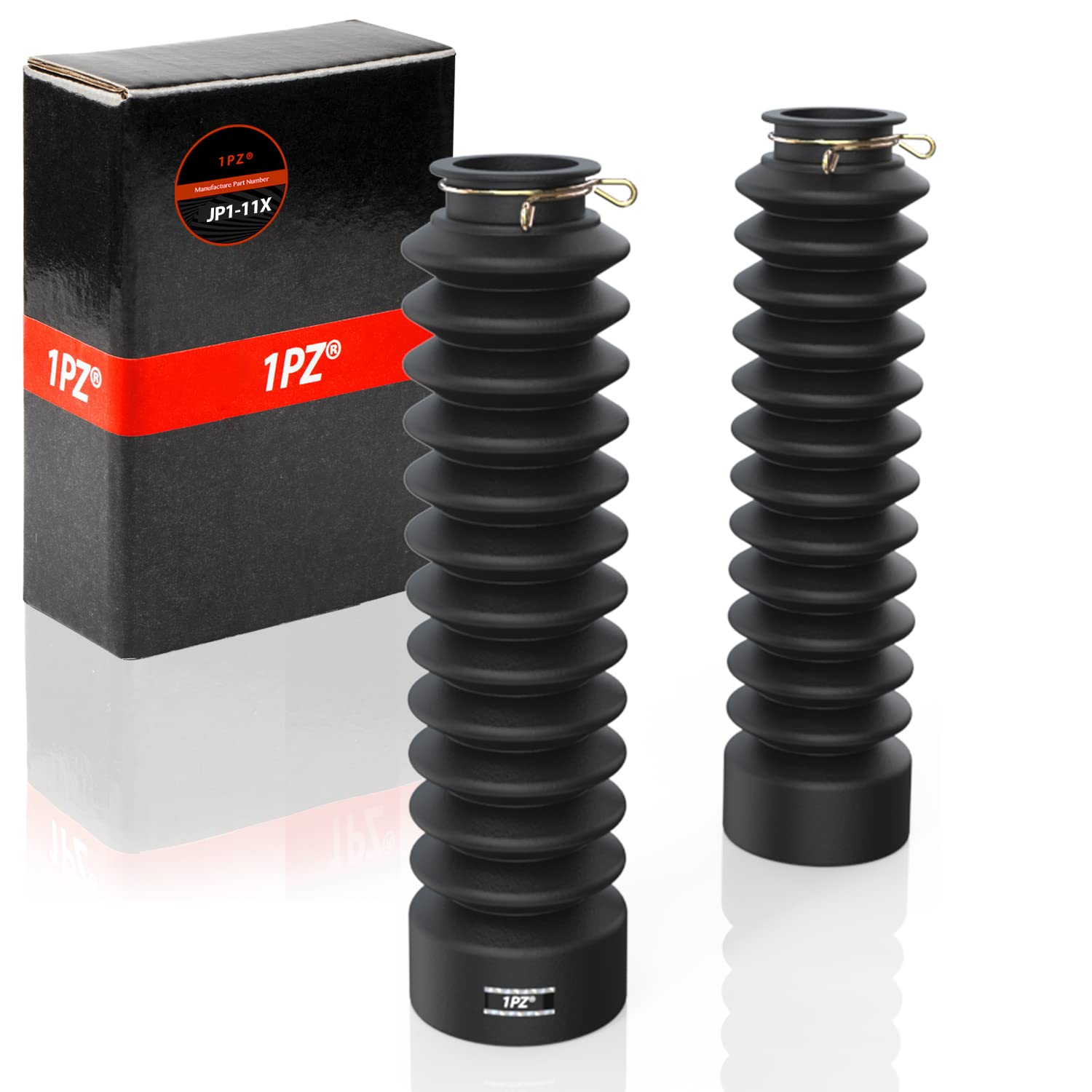 1PZ JP1-11X 31mm Motorcycle Front Fork Boots Suzuki GS125 GN125 GN125 GN125H Yamaha TW200 Honda Jazz General Purpose Outside Product чёрный