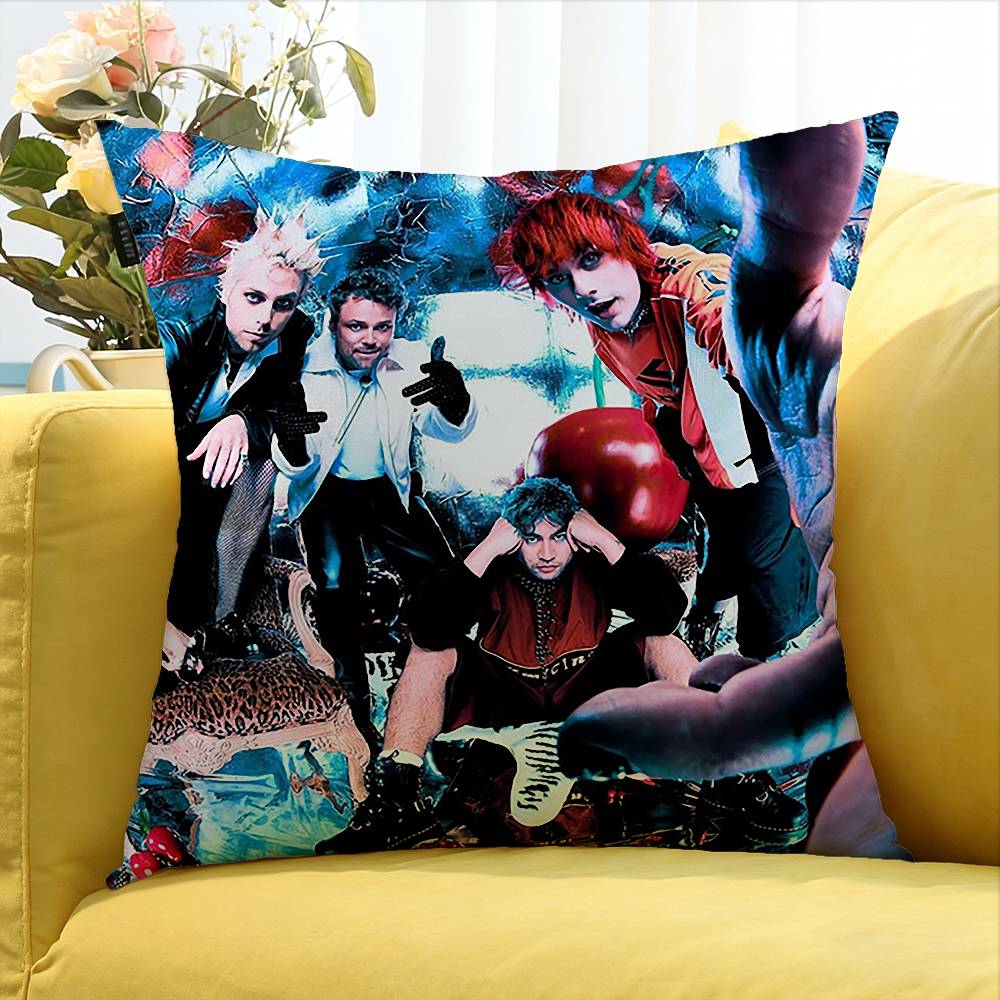 

5 SSeconds of Summers 5SOS World Various Sizes Square Pillow Case For Car Home Bedchamber Decor 30X30cm