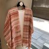 Women Bohemian Ethnic Style Lightweight Sunscreen Scarf For Outdoor Travel Daily Wear