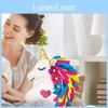 Pillow Unicorn Diy Craft Kit Plush Unicorn Bedroom Decorative Pillow For Gift
