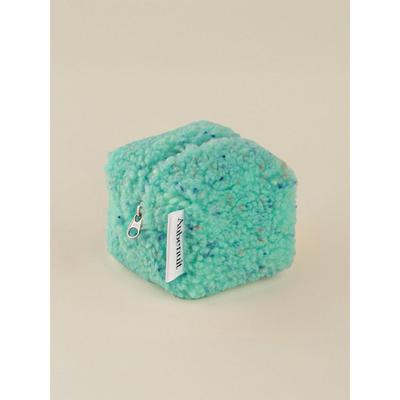 Aube Nuit Obnuit Wool Cube Pouch Keyring Mellow Mint S (keyring Can Be Added)