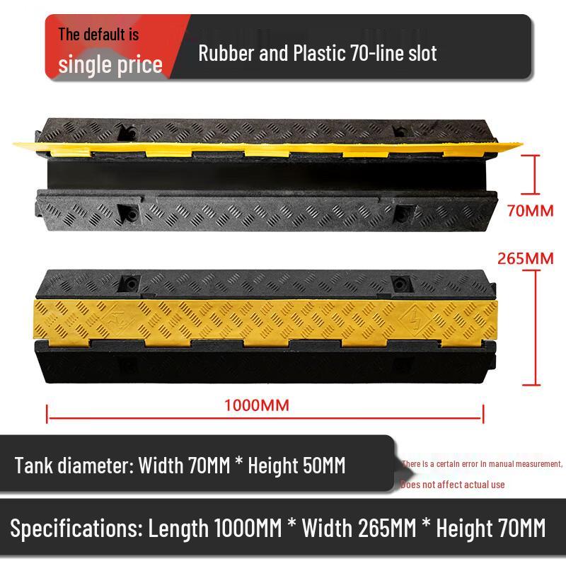 DAXTE Outdoor Rubber Cable Protector Ramp