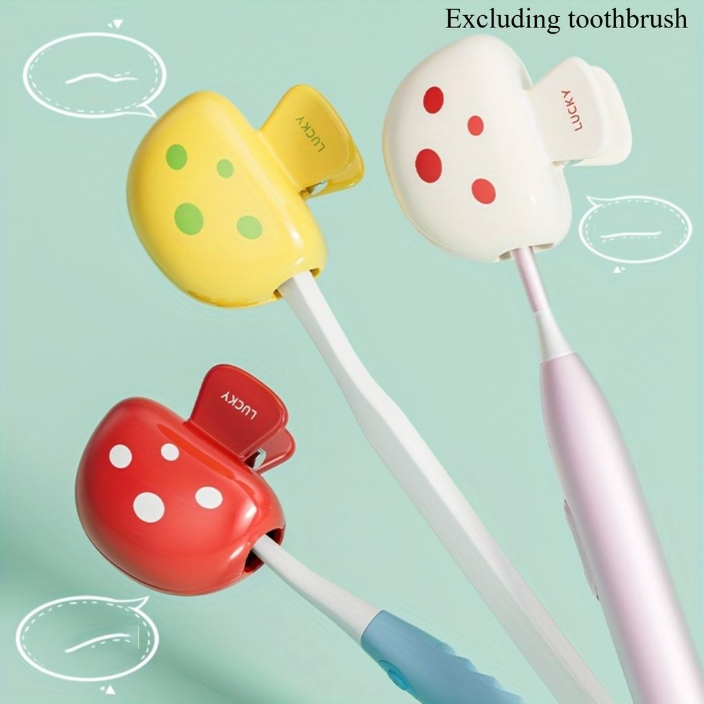 Portable Toothbrush Storage Clip & Protective Cover, Hand Washable,Compact Travel Case for Home, Daily Use & Outdoor Adventures