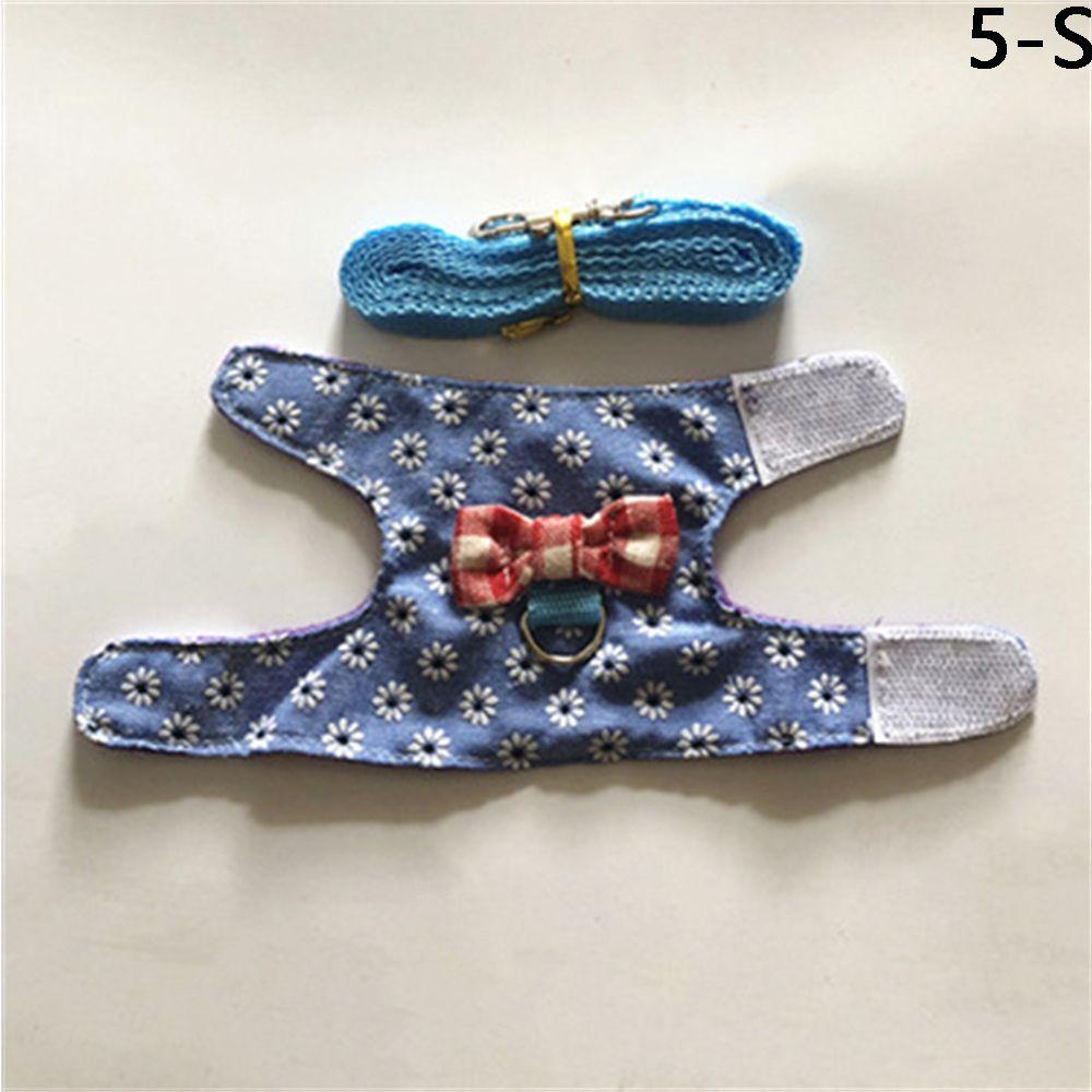 

Морська свинка Бантик Нагрудний ремінь Товари для домашніх тварин Маленькі домашні тварини Жилет Тяговий трос Шлейка та Повідець Набір S-5