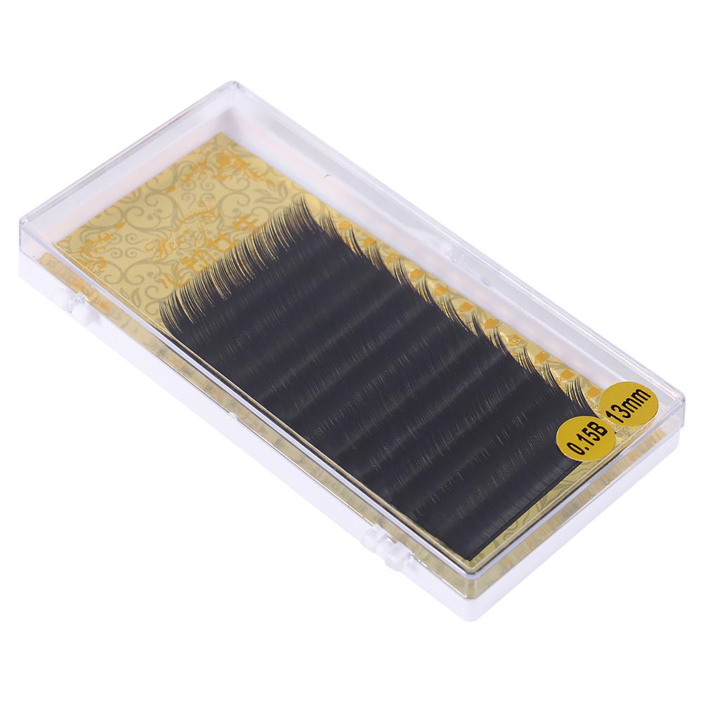 Imitation Mink Individual Eyelash Extensions Professional Make up False Lashes(0.15B,10mm)