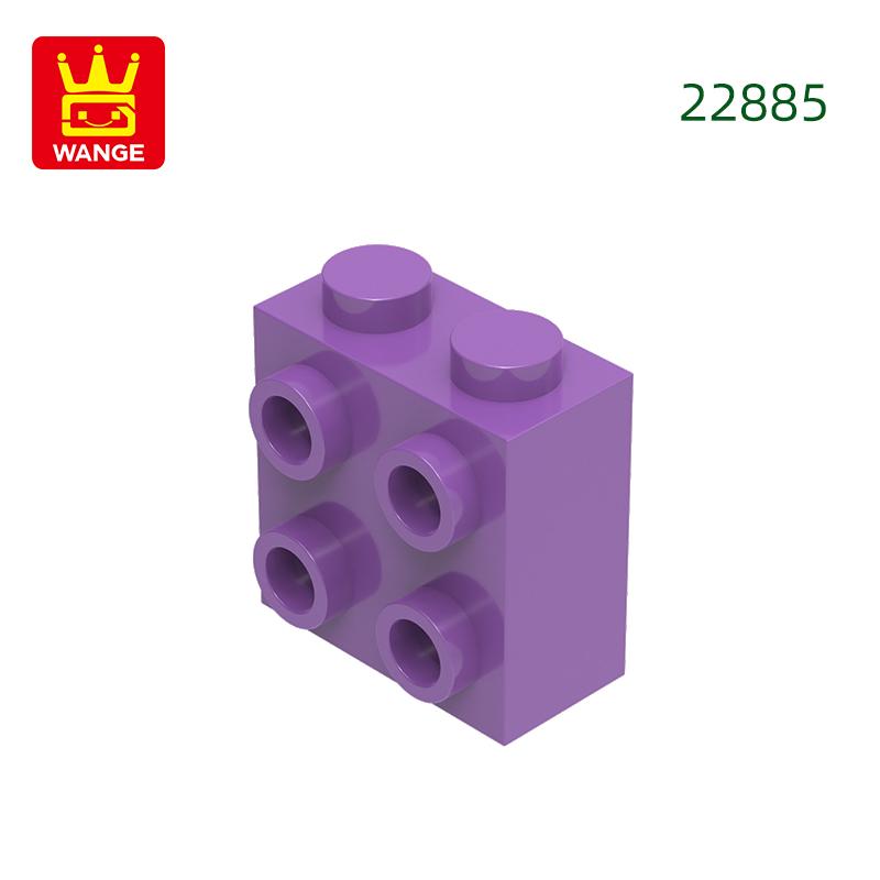 Non-Toxic 77Pcs/Lot 1X2X1 2/3 With Studs On 1 Side Block Moc Color Accessories Compatible With 22885 Brick Diy Children Toy Assembly