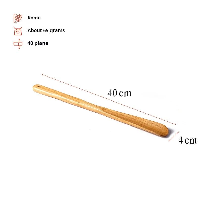 Solid Wood Shoe Horn 16-40cm Short Handle for Elderly Pregnant Women Shoe Spatula Home Hotel Comfortable Slip-On Spoon-Shaped