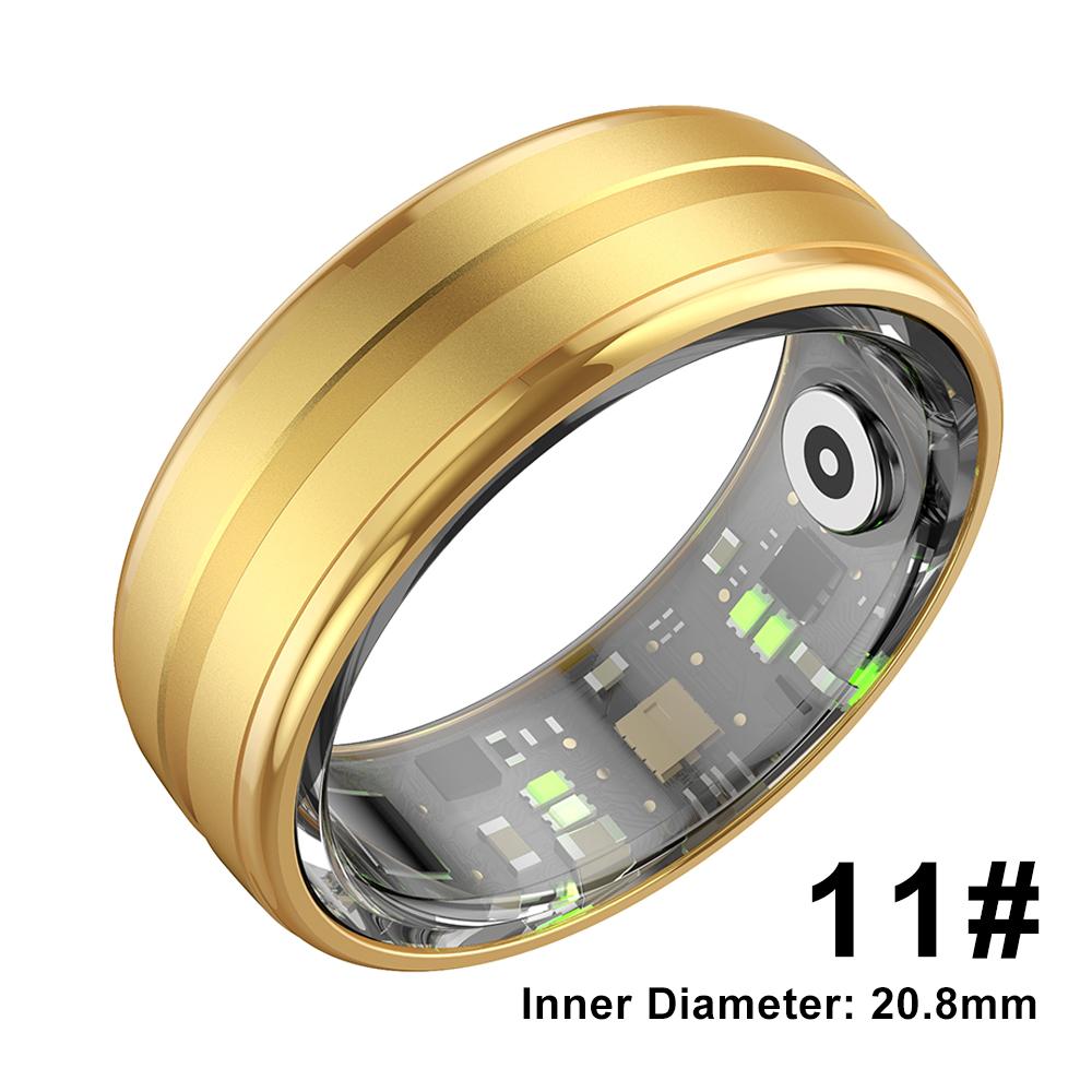 Smart Ring Multi Sport Modi Fitness Tracker 5ATM Wasserdicht Schlaf Blut Sauerstoff Herzfrequenz Überwachung Schritt Zählen Smart Ring