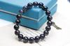 Black Rutilated Quartz Power Protection from Good Brazilian Natural Prayer Beads Black Rutilated Quartz [K.KOUOKU] Bracelet, Stone, Evil, Luck, Stone,