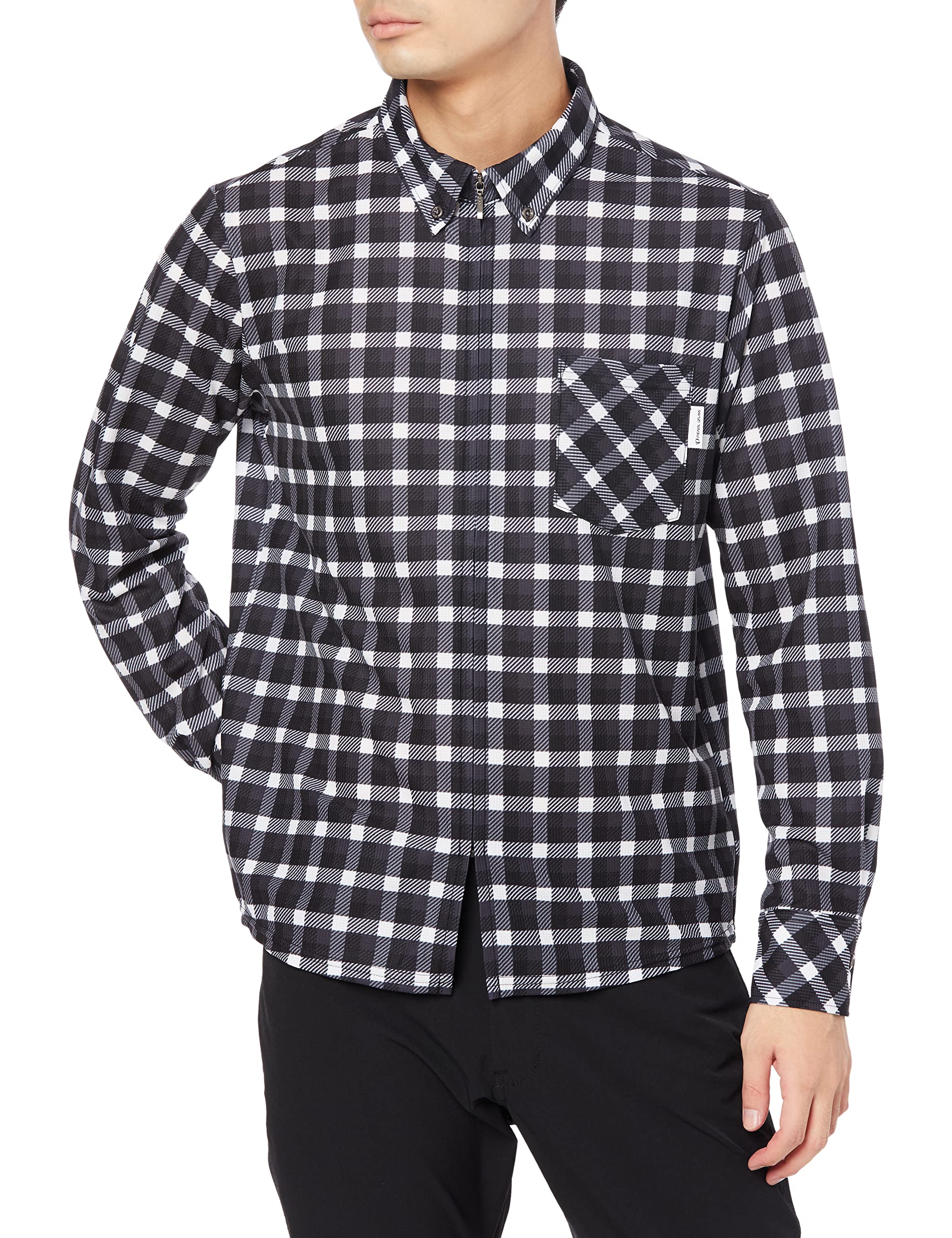 

City Ride Cruise Black M [Pearl Izumi] 9337-BL Shirt, Check,