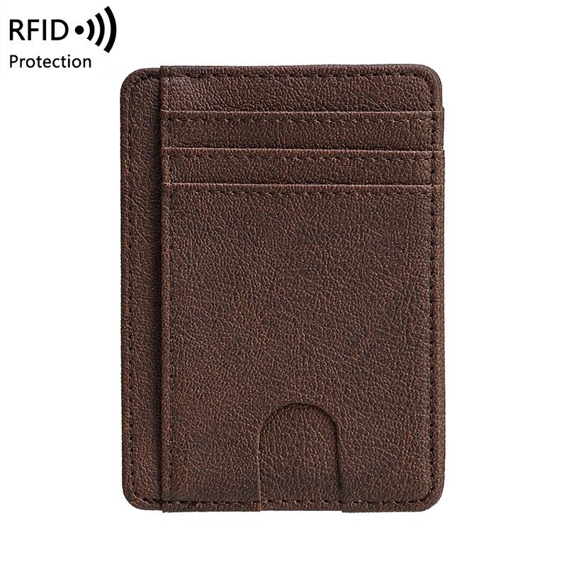 Portafoglio Antimanomissione RFID con Slot per Airtag