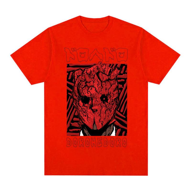 Anime Dorohedoro T-Shrit 90s Manga Shin Kaiman Print Short Sleeve T-shirts Men Women's Fashion Casual Cotton Oversized T Shirts