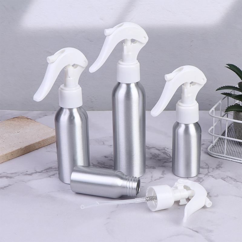 1Pcs 30-500Ml Aluminum Bottle Empty Spray Bottles Pump Sprayer Fine Mist Spray Refillable Bottles Water Spray Bottle Sprinkler
