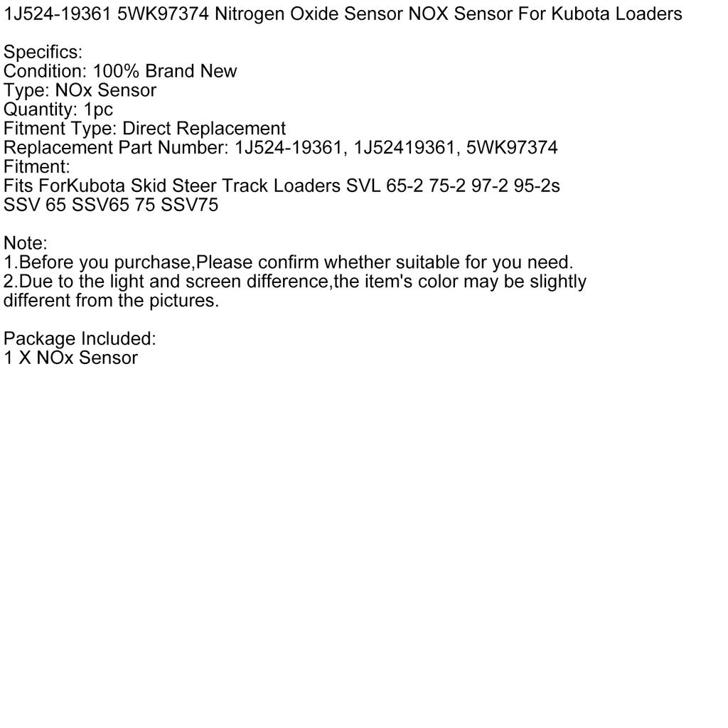 1J524-19361 5WK97374 Nitrogen Oxide Sensor NOX Sensor For Kubota Fendt