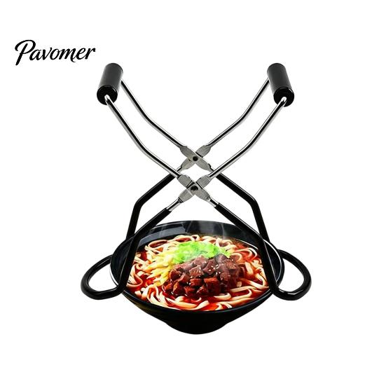 Canning Jar Grabber Tool Stainless Steel Tongs, Multipurpose Kitchen Lifter Plate Bowl Safe Handling Gripper, Non Slip Heat Resistant Clamp