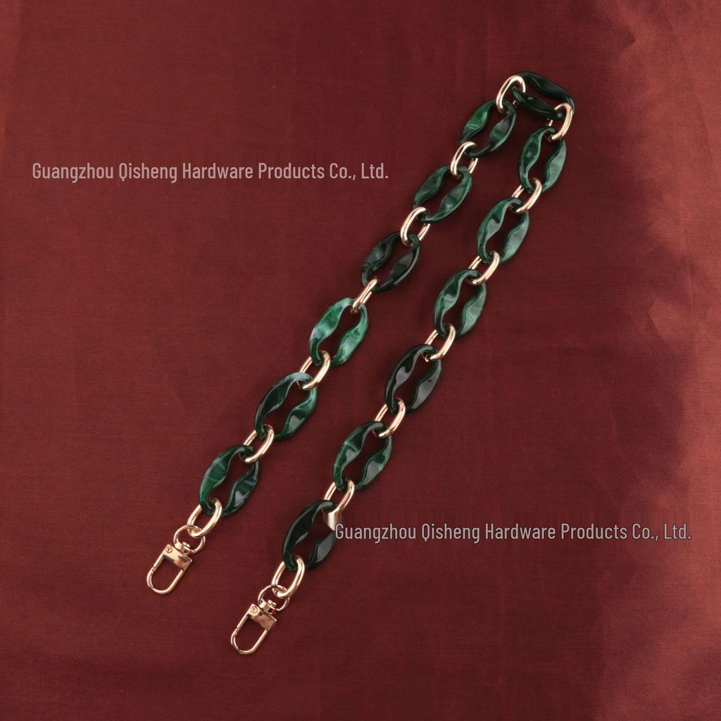 Versatile Retro Acrylic Resin Chain for Phone Case and Bag Accessories