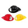 Kids Firefighter Hat Children's Fireman Helmet Costume Accessory Fire Fighter Hard Plastic Hat Fireman Party Helmet